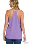 Zenana Woven Airflow Adjustable Strap V-Neck Cami
