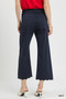 Umgee Scallop Hem Wide Leg Pants