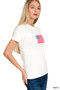 Zenana American Flag Tee