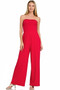 Zenana Tube Top Jumpsuit with Drawstring Waist