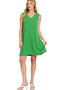 Zenana Raised Rib Sleeveless Mini Dress