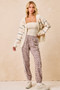 BiBi Side Lines Leopard Track Pants