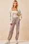 BiBi Side Lines Leopard Track Pants