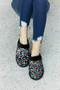 Forever Link Multicolored Sequin Faux Fur Slipper
