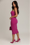 Strapless Bodycon Midi Dress