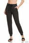 Zenana Drawstring Scuba Joggers with Pockets