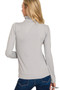 Zenana Premium Microfiber Mock Neck Top