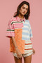 BiBi Mix And Match Stripe Color Block Shirt
