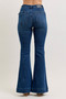 Judy Blue High-Waisted Flare Jeans with Front Pockets