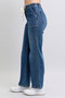 Judy Blue Drawstring Straight Jeans with Pockets