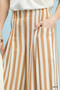 Umgee Vertical Stripe Wide Leg Pants