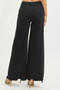 RISEN Tummy Control High Rise Palazzo Leg Frayed Hem Jeans
