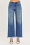 RISEN Full Size High Rise Relaxed Fit Ankle Straight Cuff Jeans Plus Size