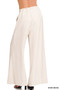 Zenana Relaxed Fit Elastic Waisted Wide Leg Pants