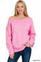 Zenana Fleece Boat Neck Sweatshirt