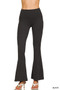 Zenana Brushed Dty Microfiber Flare Pants