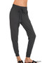 Zenana Drawstring Cotton Joggers with Pockets
