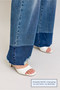 Judy Blue Raw Hem High Waist Column Straight Jeans