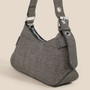 Fame Denim Belt Accent Shoulder Bag