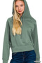 Zenana Drawstring Scuba Hoodie