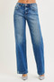 RISEN Full Size Slouchy Baggy Jeans Pocket Side Seam Detail Plus Size