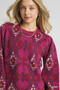 Umgee Boho Patterned Long Sleeve Sweater