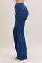 Judy Blue High Waist Flare Jeans with Front Patch Pockets