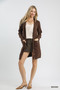 Umgee Button-Down Longline Sweater Cardigan with Front Pockets