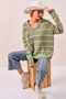 BiBi Striped Long Sleeve Sweater