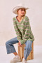 BiBi Striped Long Sleeve Sweater