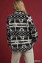 Umgee Aztec Print Sherpa Pullover