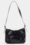 Fame Glossy Faux Leather Shoulder Bag