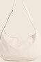 Fame Faux Leather Hobo Crescent Shoulder Bag