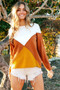 BiBi Color Block Geometric Sweater