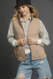 Umgee Quilted Zip-Up Vest
