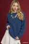 Umgee Cable Knit Cozy Sweater