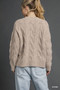 Umgee Cable Knit Cozy Sweater