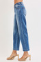 RISEN High Rise Crop Boyfriend Tapered Jeans
