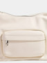 Fame Glossy Faux Leather Shoulder Bag