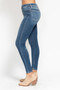 Judy Blue Full Size High Rise Button Fly Skinny Jeans Plus Size