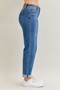 Judy Blue Full Size Mid Rise BF Classic Cuffed Jeans Plus Size