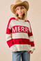 BiBi Christmas Merry Lettering Sweater