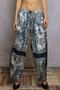 POL Floral Printed Woven Wide Leg Drawstring Pants