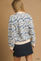 Umgee Scenic Print Cropped Sweatshirt