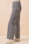 BiBi Gameday Theme Checkered Printed Pants