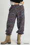 Umgee Scenic Print Casual Sweatpants
