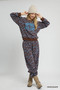 Umgee Scenic Print Casual Sweatpants