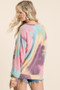 BiBi Tie Dye Print French Terry Sweatshirt