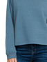 Zenana Fleece Raglan Round-Neck Sweatshirt