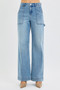 RISEN Full Size High Rise Straight Leg Jeans with Front Pockets Plus Size
